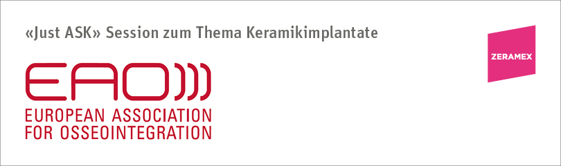 «Just ASK» Session (Webinar) zum Thema Keramikimplantate